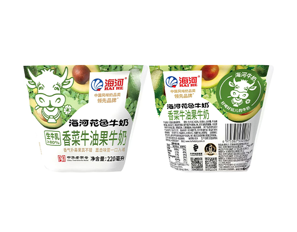 海河乳品 香菜牛油果牛奶